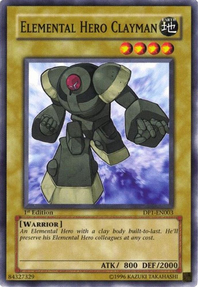 Elemental Hero Clayman (DP1-EN003) - Common