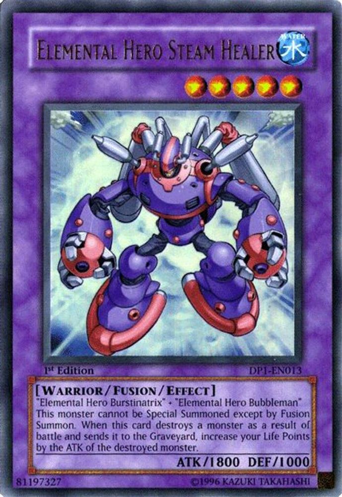 Elemental Hero Steam Healer (DP1-EN013) - Ultra Rare
