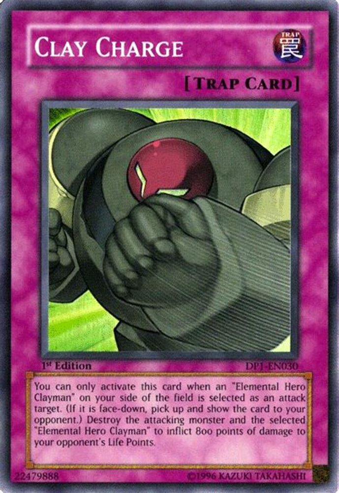 Clay Charge (DP1-EN030) - Super Rare