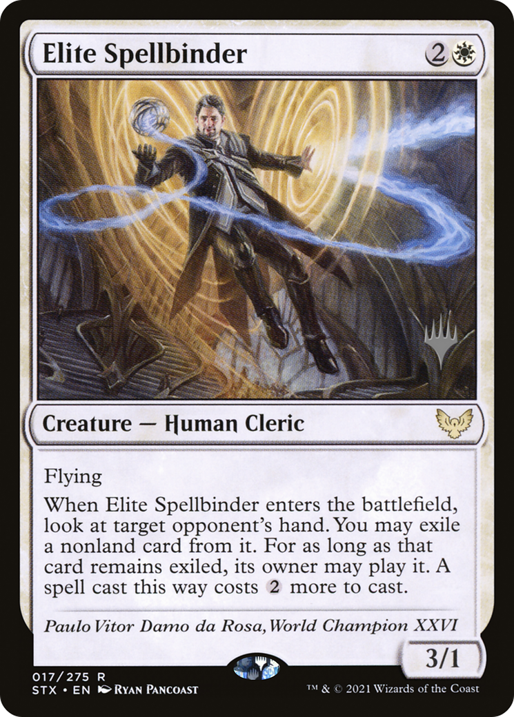 Elite Spellbinder (Pack promotionnel) [Strixhaven : Promos de l'École des Mages] 