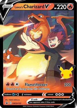 Lance's Charizard V SWSH133  - Holofoil - Promo