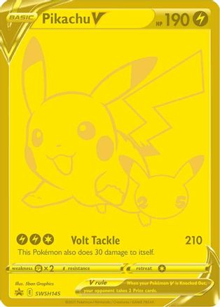 Pikachu V SWSH145  - Holofoil - Promo