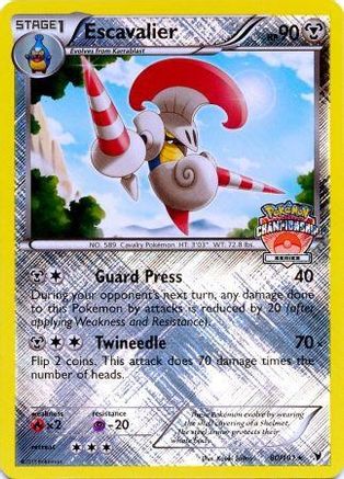 Escavalier - 80/101 (Championship Series)/101  - Reverse Holofoil - Promo