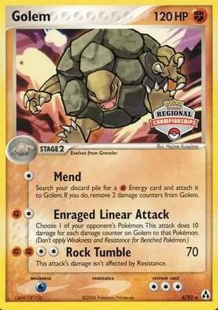 Golem - 6/92 (Regional Championships)/92  - Promo