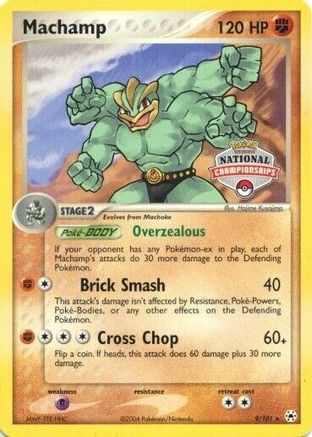 Machamp - 9/101 (National Championships)/101  - Holofoil - Promo