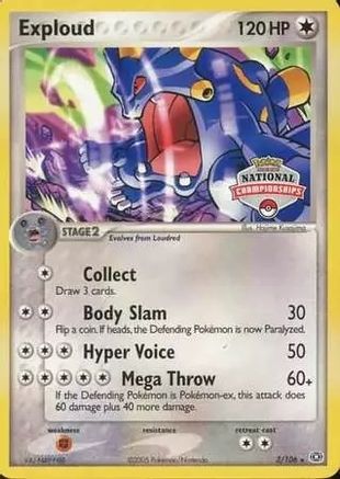 Exploud - 3/106 (National Championships)/106  - Promo