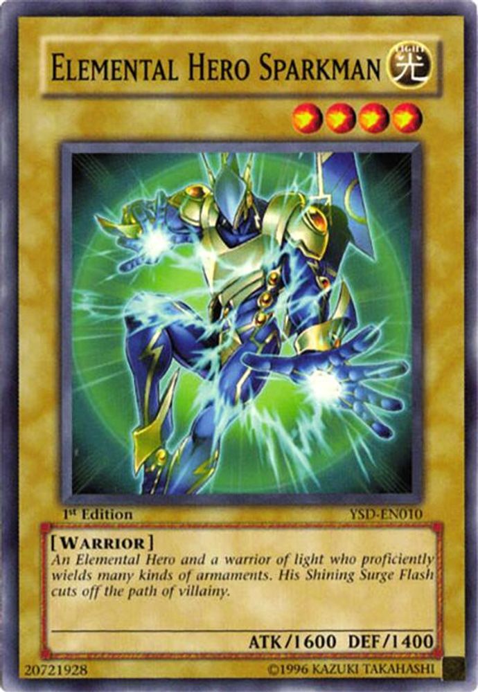 Elemental Hero Sparkman (YSD-EN010) - Common