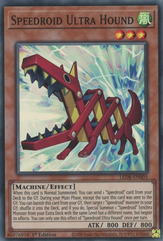 Speedroid Ultra Hound (LED8-EN003) - Super Rare