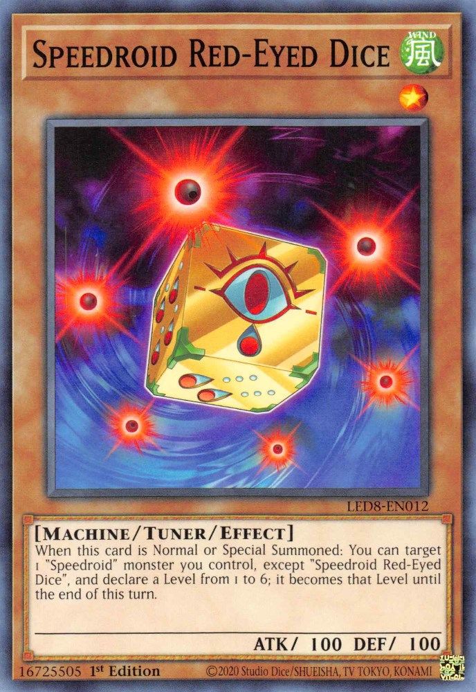 Speedroid Red-Eyed Dice (LED8-EN012) - Common
