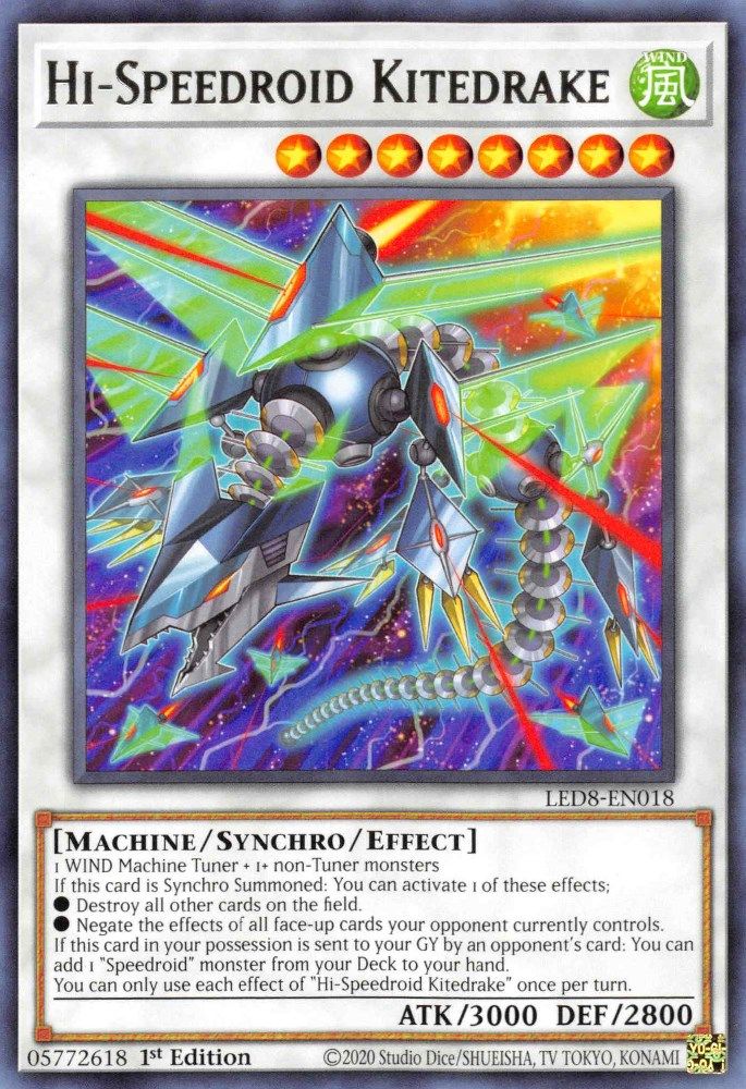 Hi-Speedroid Kitedrake (LED8-EN018) - Rare