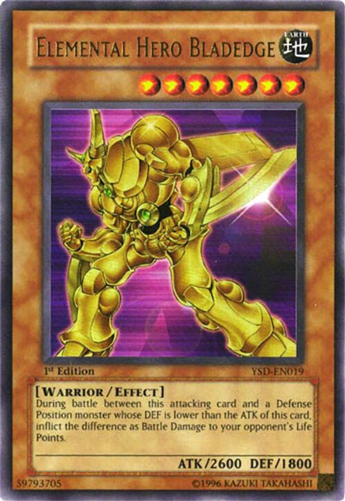 Bladedge du héros élémentaire [YSD-EN019] Ultra Rare 