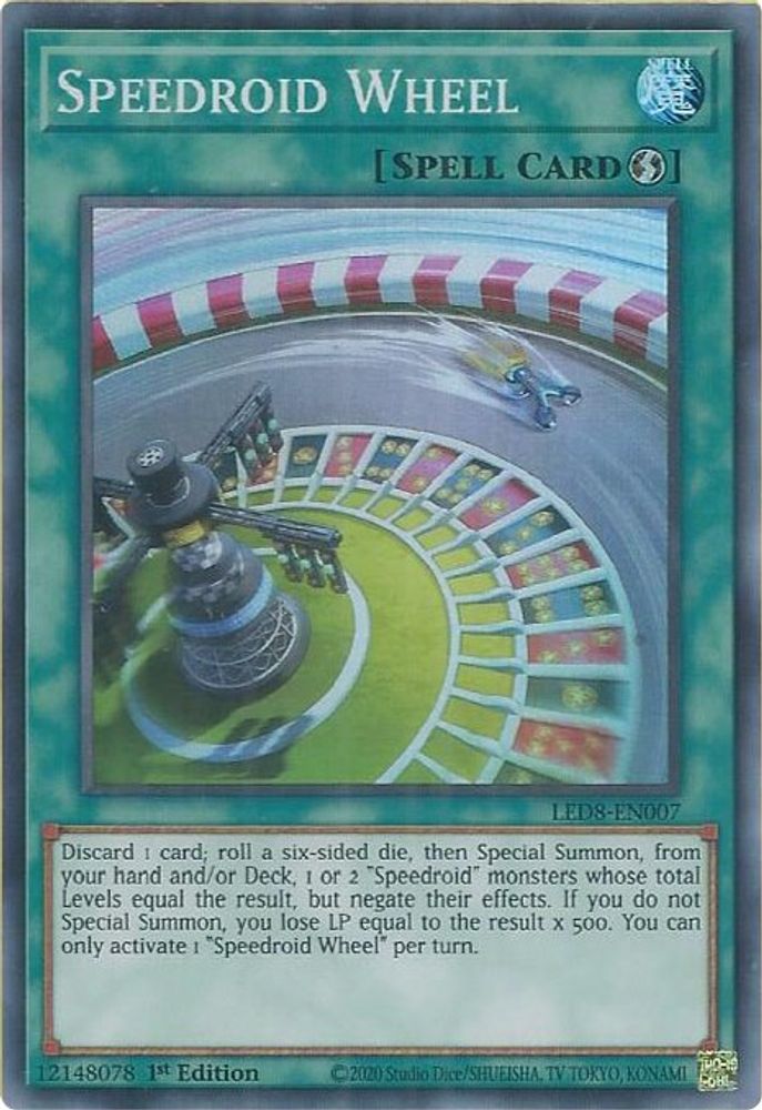 Speedroid Wheel (LED8-EN007) - Super Rare