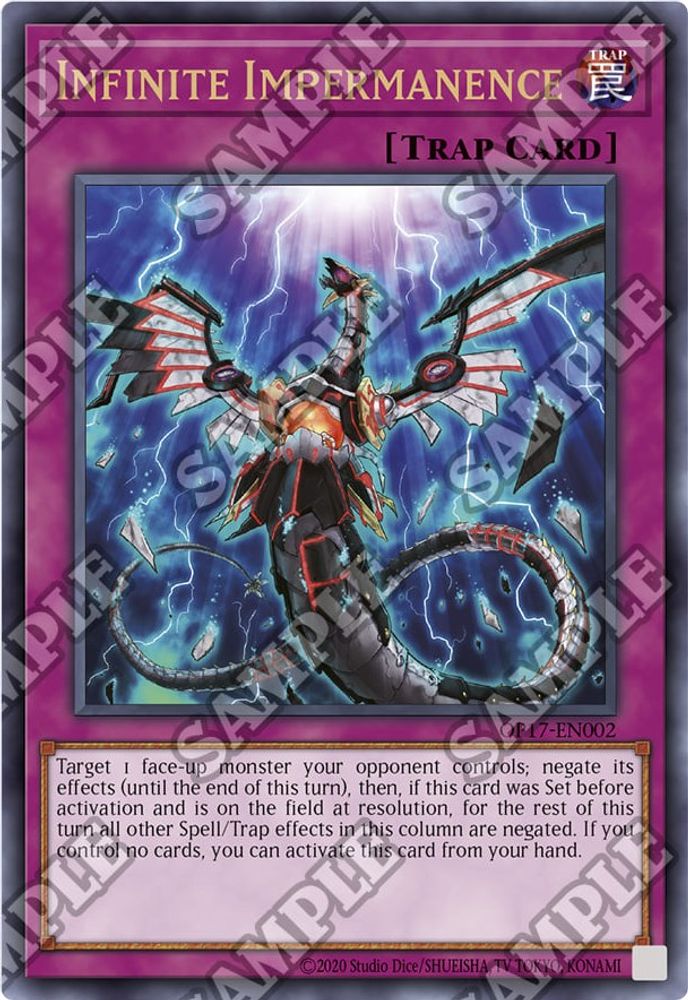 Infinite Impermanence (UTR) (OP17-EN002) - Ultimate Rare