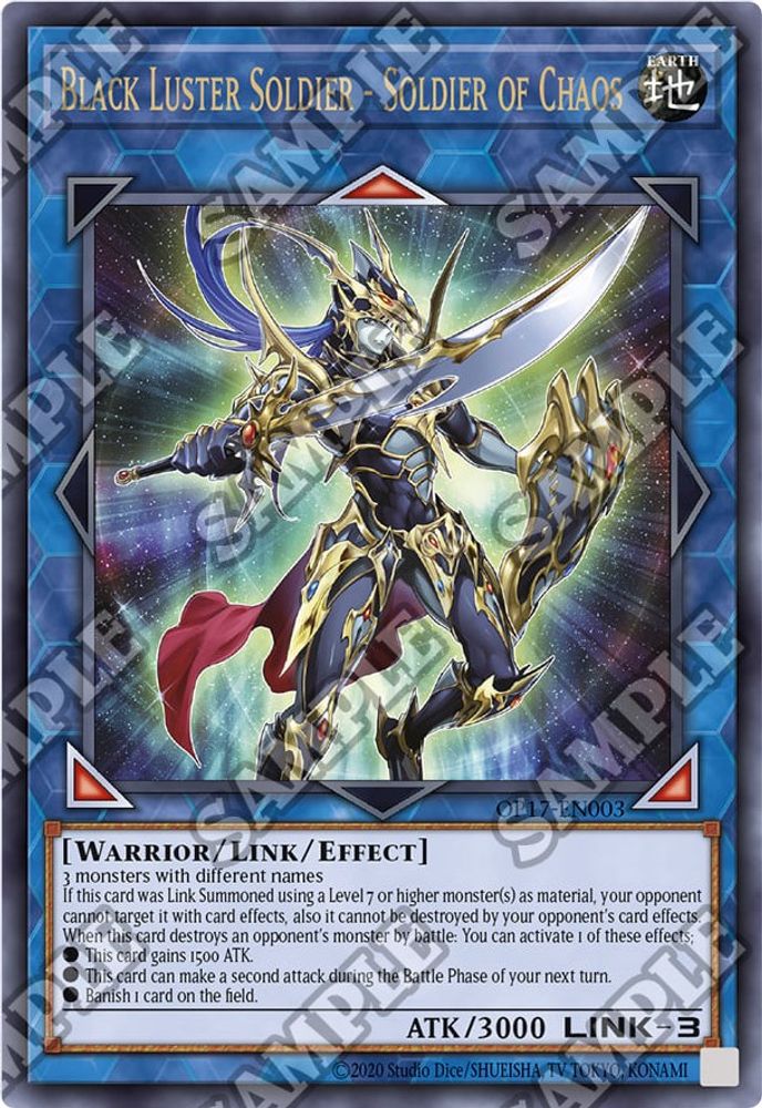 Black Luster Soldier - Soldier of Chaos (UTR) (OP17-EN003) - Ultimate Rare