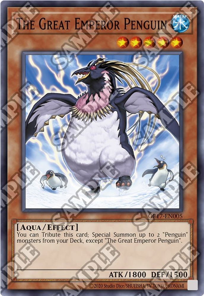 Le Grand Manchot Empereur [OP17-EN005] Super Rare 