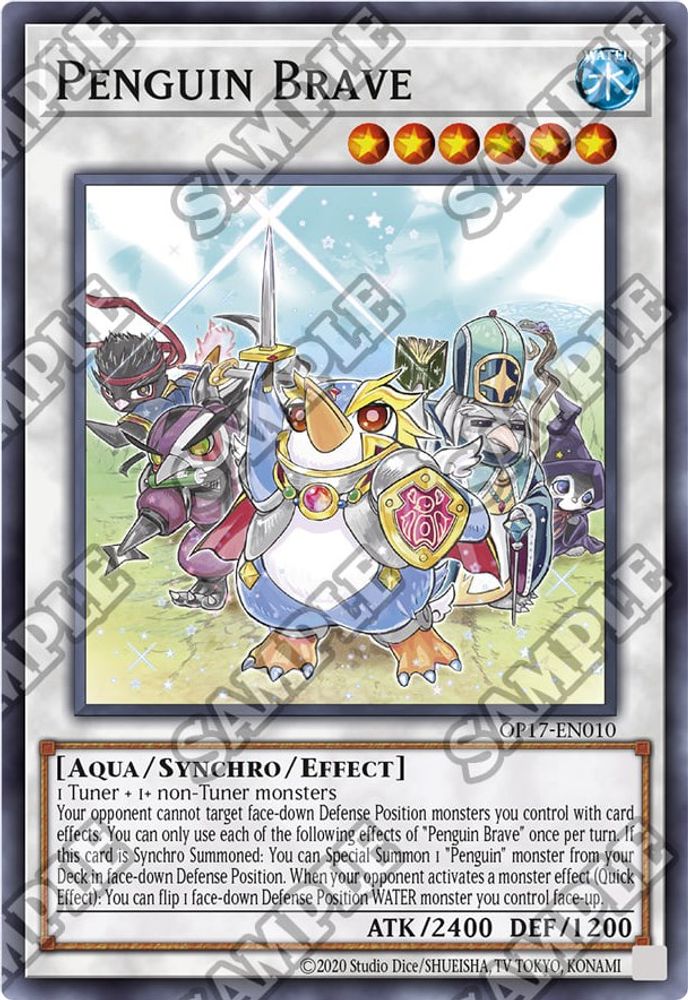 Penguin Brave (OP17-EN010) - Super Rare