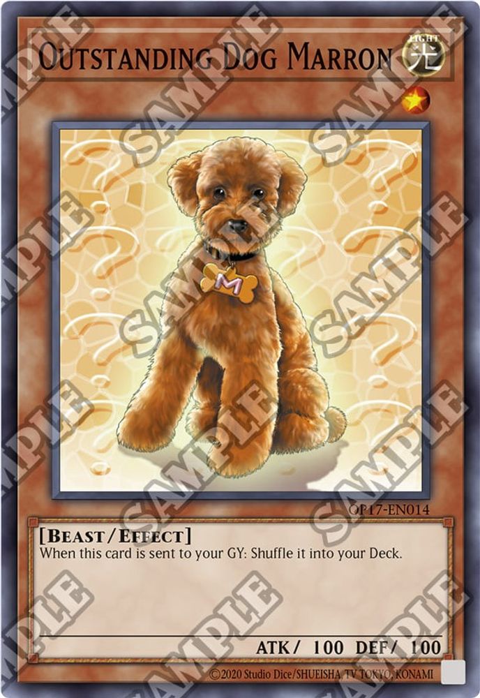 Outstanding Dog Marron (OP17-EN014) - Common