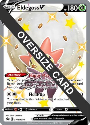 Eldegoss V (SWSH084) (carte Jumbo) [Épée et Bouclier : Black Star Promos] 