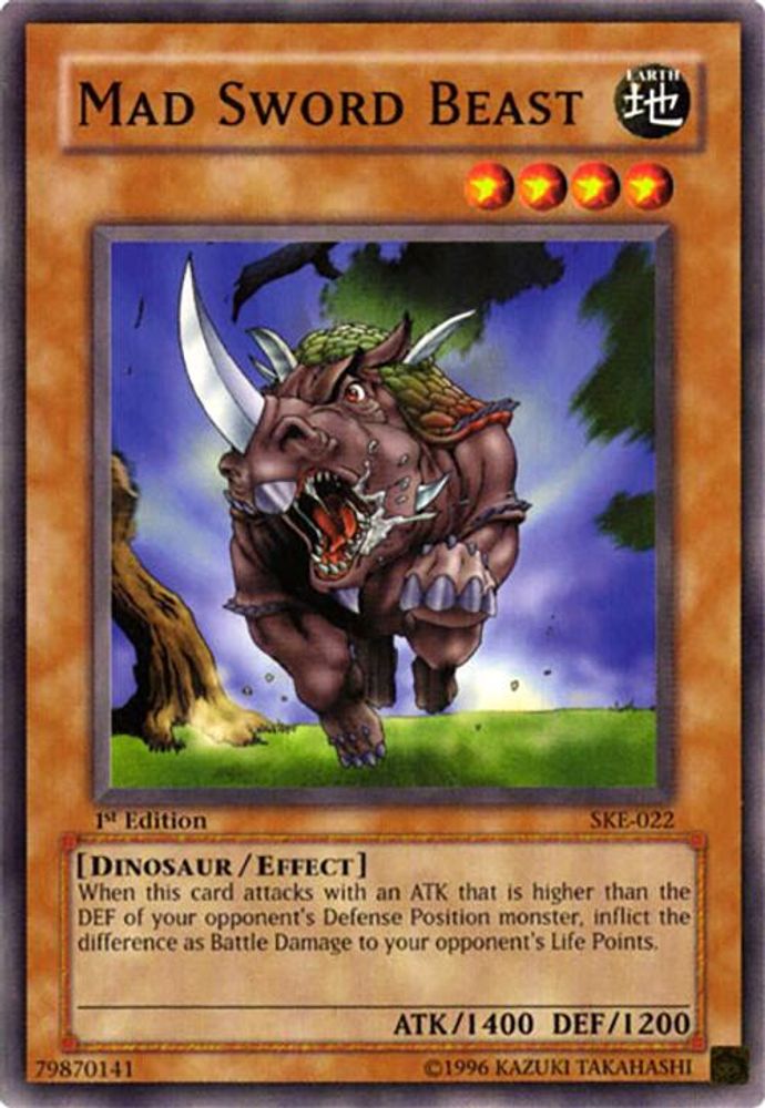Mad Sword Beast (SKE-022) - Common