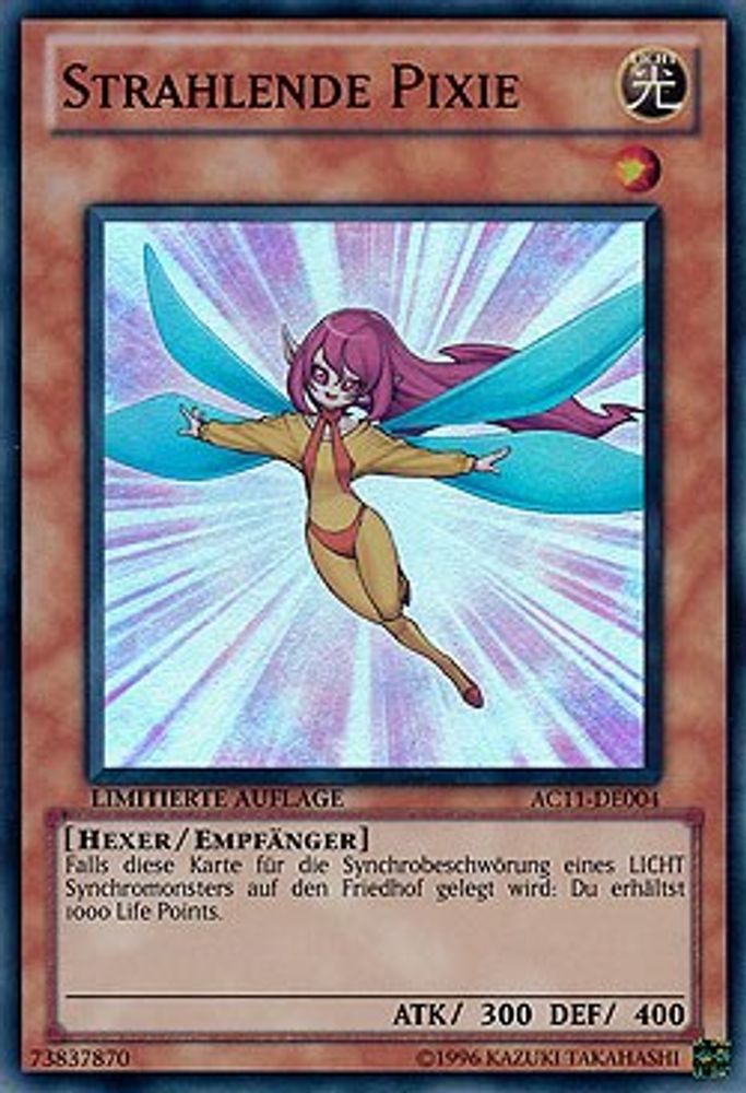 Sunny Pixie (German) - "Strahlende Pixie" (AC11-DE004) - Super Rare