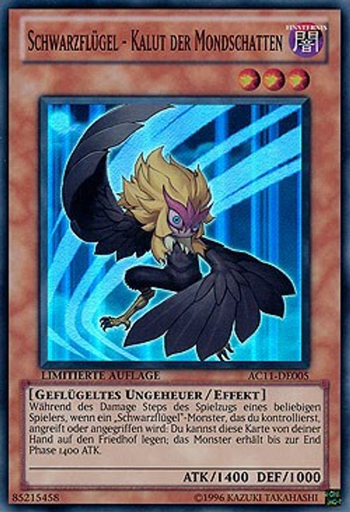 Blackwing - Kalut the Moon Shadow (German) - "Schwarzflugel - Kalut der Mondschatten" (AC11-DE005) - Super Rare