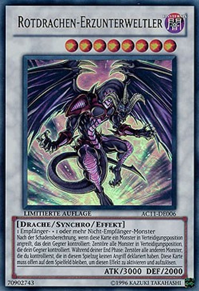 Red Dragon Archfiend (German) - "Rotdrachen-Erzunterweltler" (AC11-DE006) - Ultra Rare