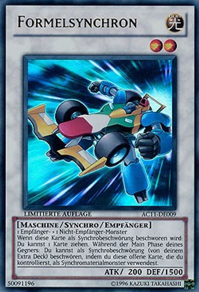 Formula Synchron (German) - "Formelsynchron" (AC11-DE009) - Ultra Rare
