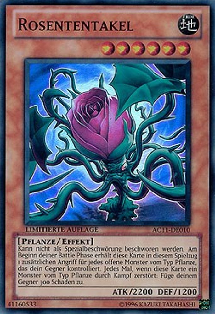 Rose Tentacles (German) - "Rosententakel" (AC11-DE010) - Super Rare