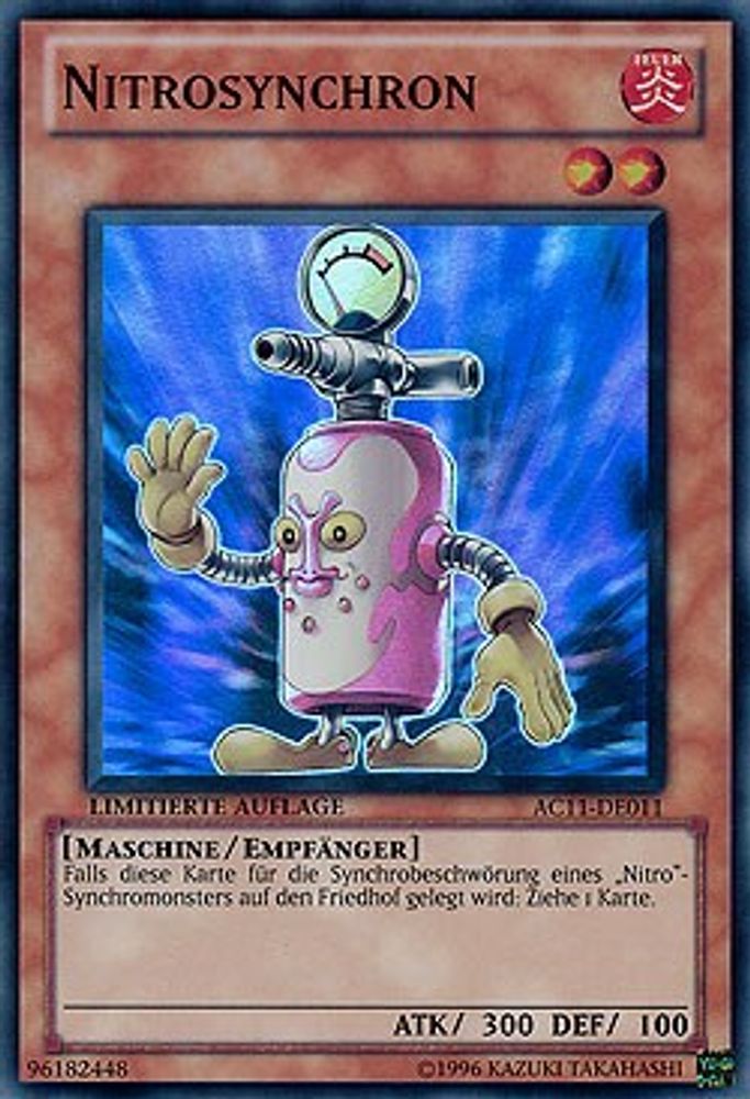 Nitro Synchron (German) - "Nitrosynchron" (AC11-DE011) - Super Rare