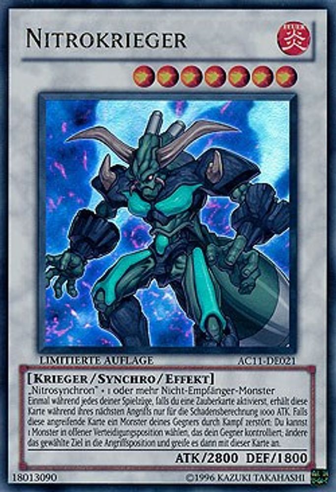 Nitro Warrior (German) - "Nitrokrieger" (AC11-DE021) - Ultra Rare