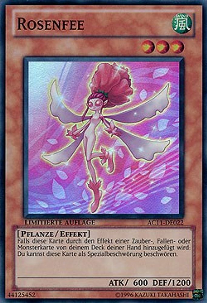 Rose Fairy (German) - "Rosenfee" (AC11-DE022) - Super Rare