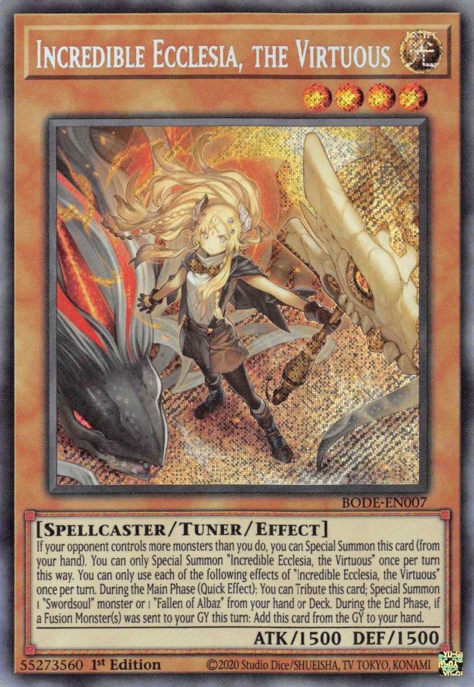 Incroyable Ecclesia, la vertueuse [BODE-EN007] Secret Rare 