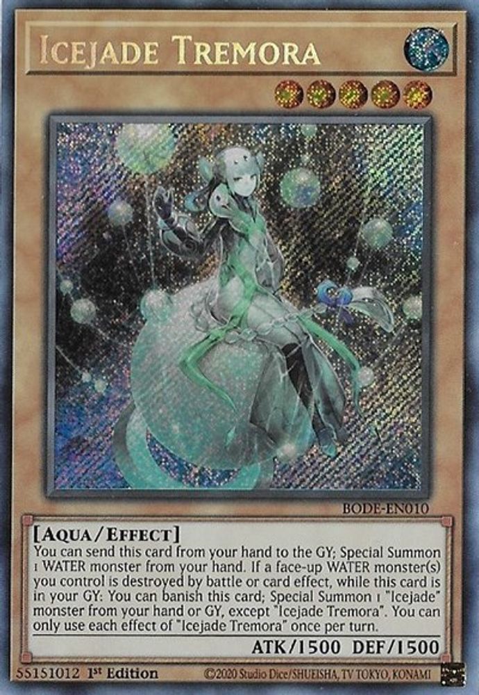Icejade Tremora (BODE-EN010) - Secret Rare