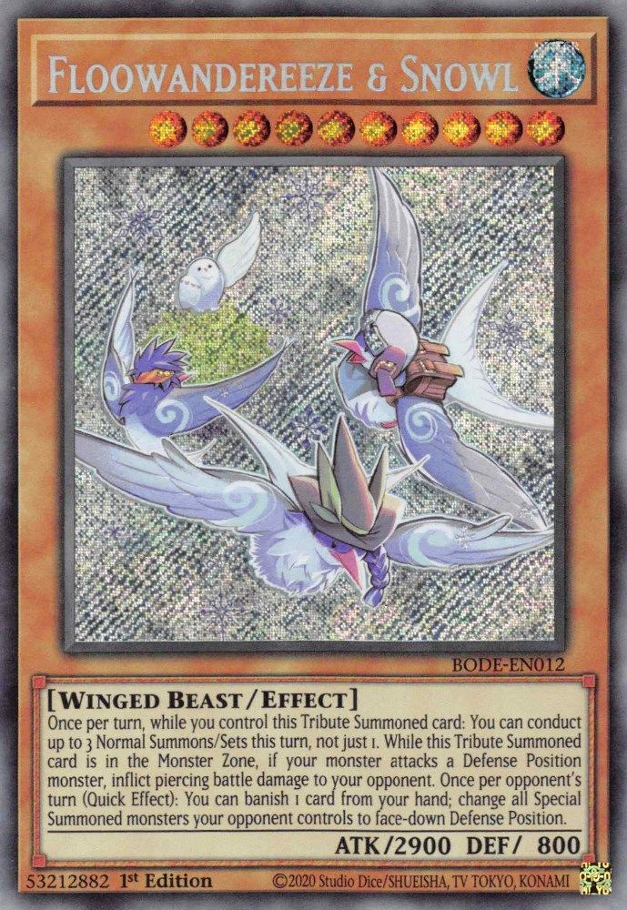 Floowandereeze & Snowl (BODE-EN012) - Secret Rare