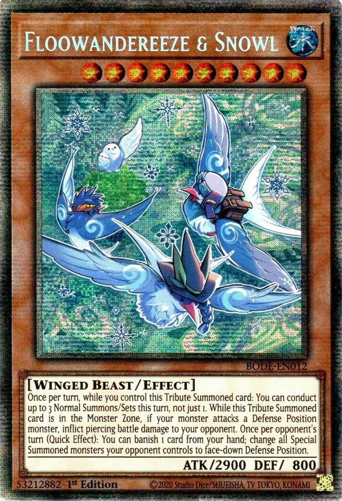 Floowandereeze & Snowl (Starlight Rare) (BODE-EN012) - Starlight Rare