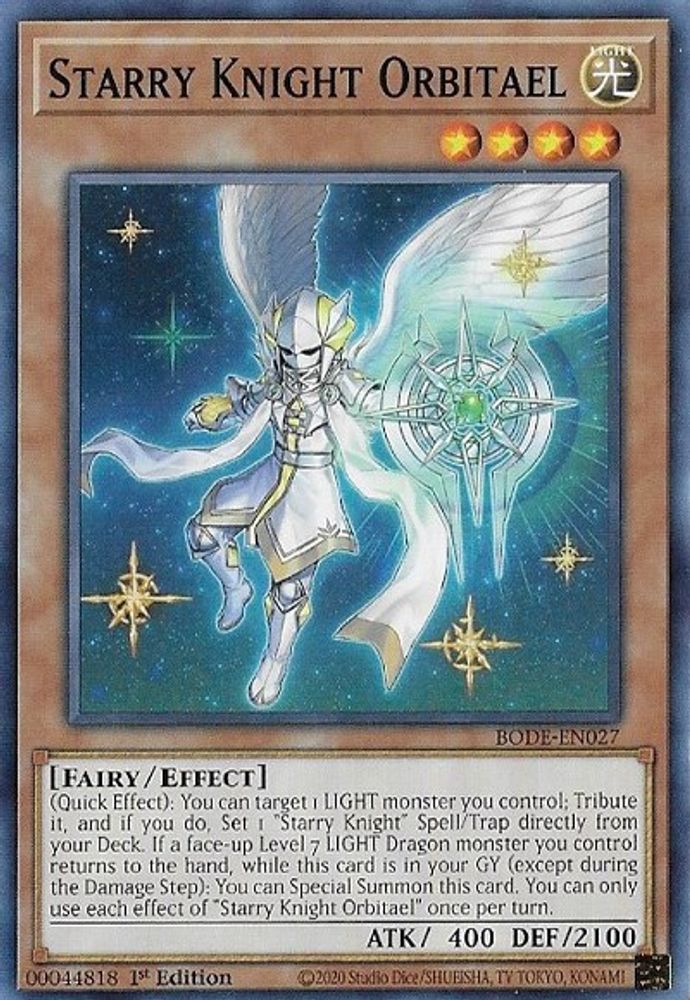 Starry Knight Orbitael (BODE-EN027) - Common