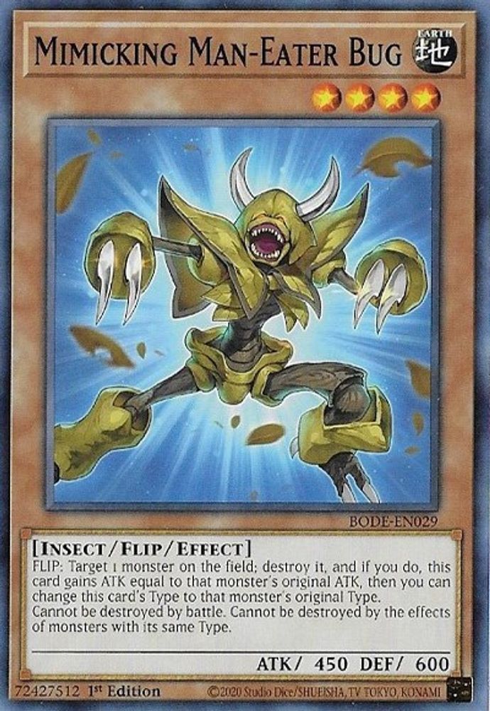Bug imitant le mangeur d'hommes [BODE-EN029] Commun 