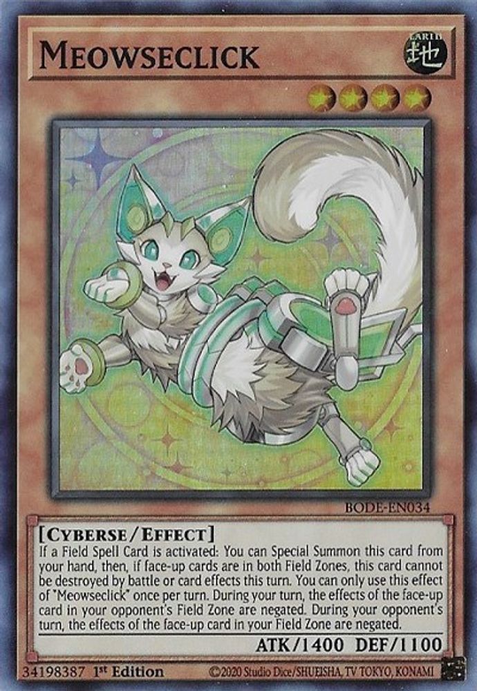 Meowseclick [BODE-EN034] Super Rare 