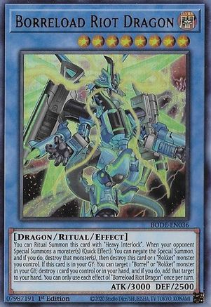 Borreload Riot Dragon [BODE-EN036] Ultra Rare