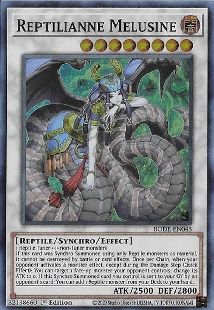 Reptilianne Melusine (BODE-EN043) - Super Rare