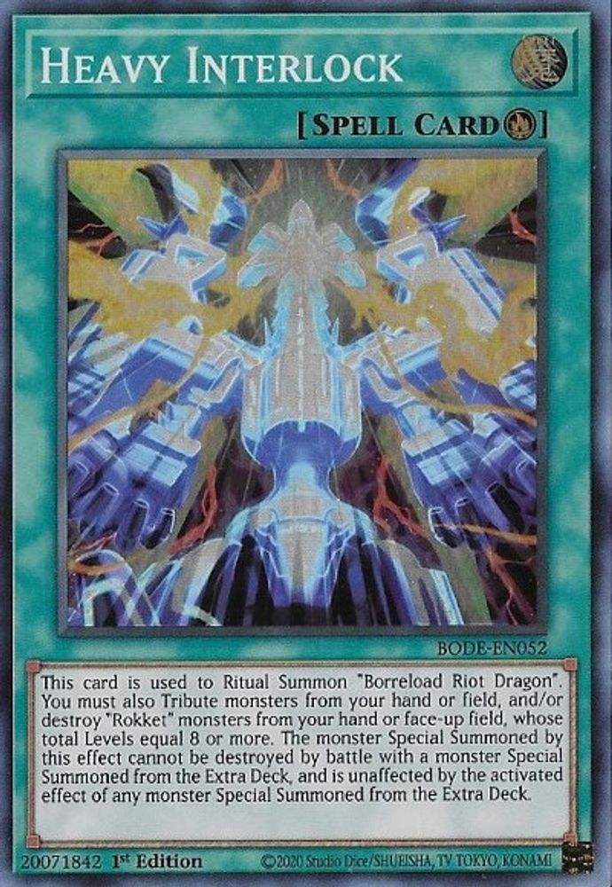Interlock lourd [BODE-EN052] Super Rare 