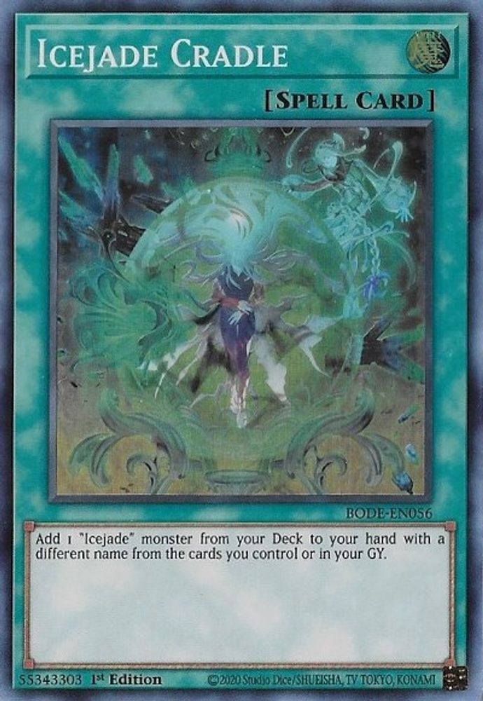 Icejade Cradle (BODE-EN056) - Super Rare