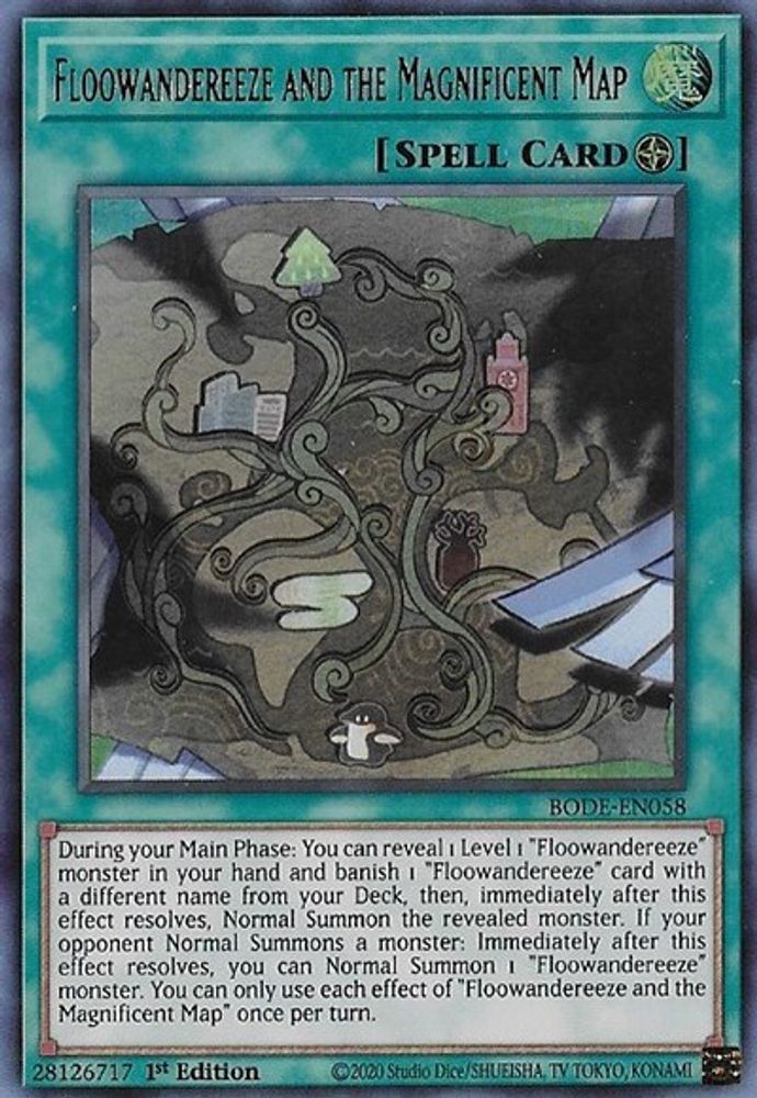 Floowandereeze and the Magnificent Map (BODE-EN058) - Ultra Rare