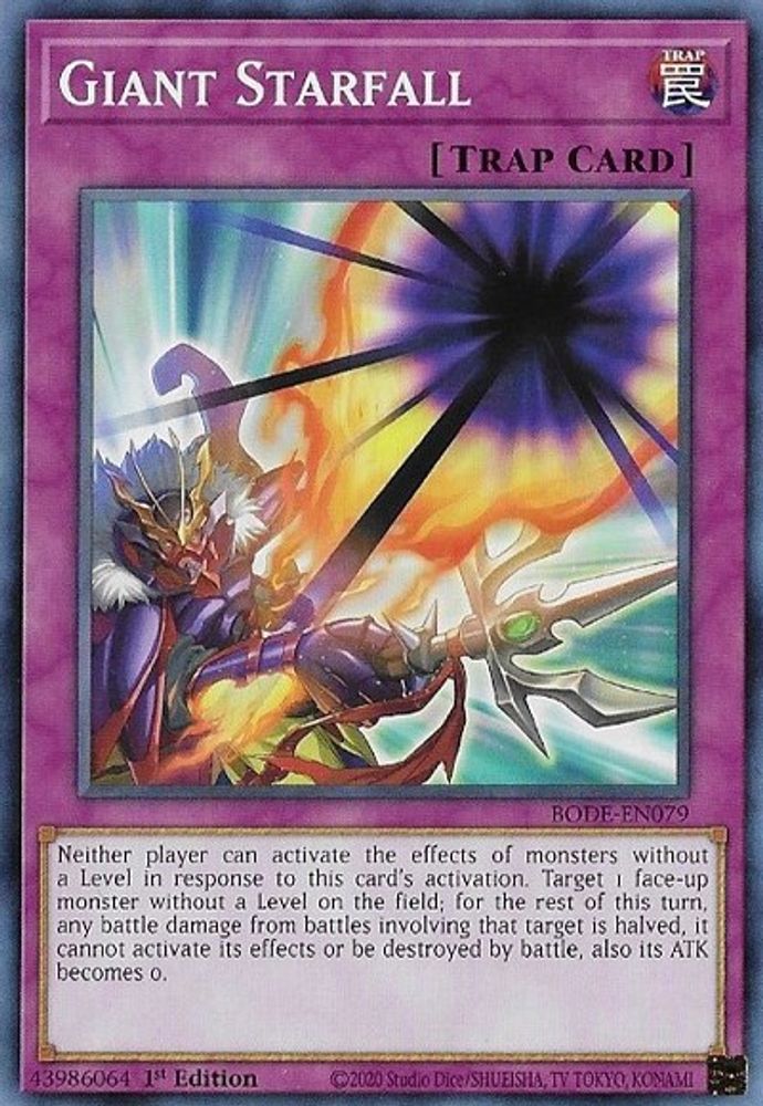 Giant Starfall (BODE-EN079) - Common