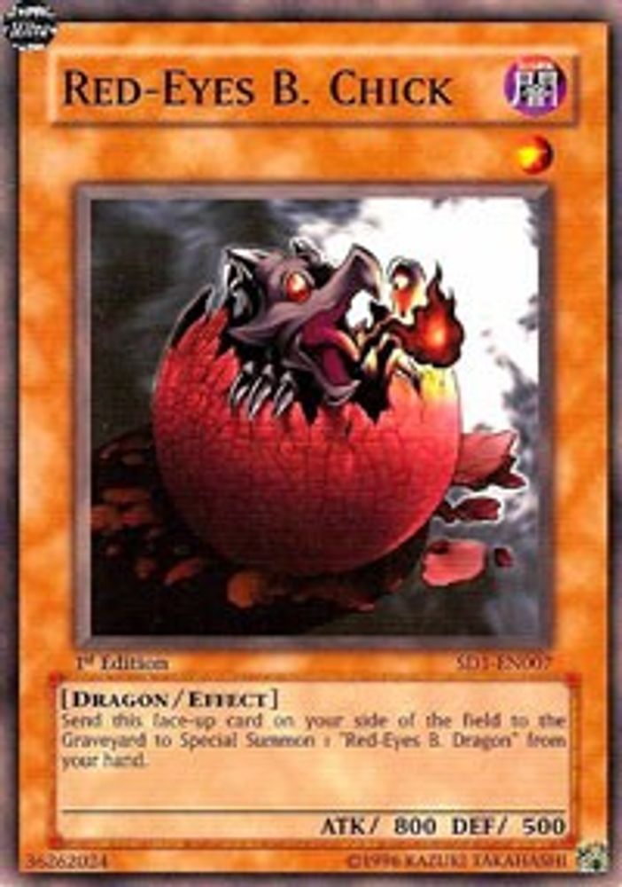 Red-Eyes B. Chick (SD1-EN007) - Common