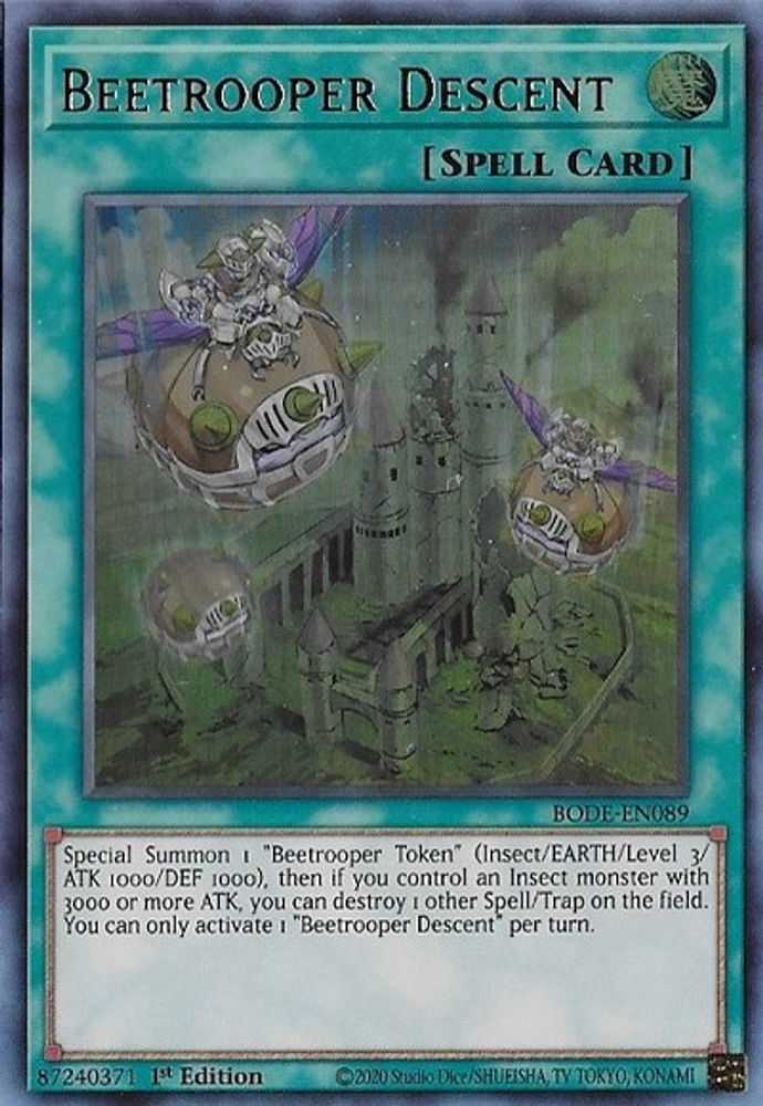Beetrooper Descent (BODE-EN089) - Ultra Rare