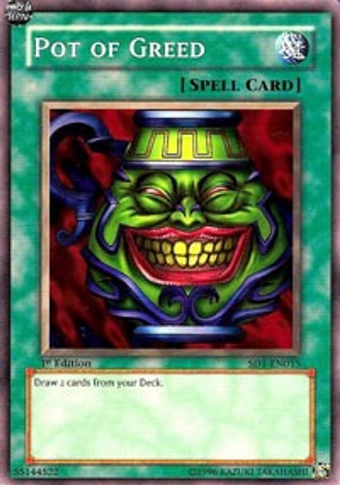 Pot of Greed (SD1-EN015) - Common