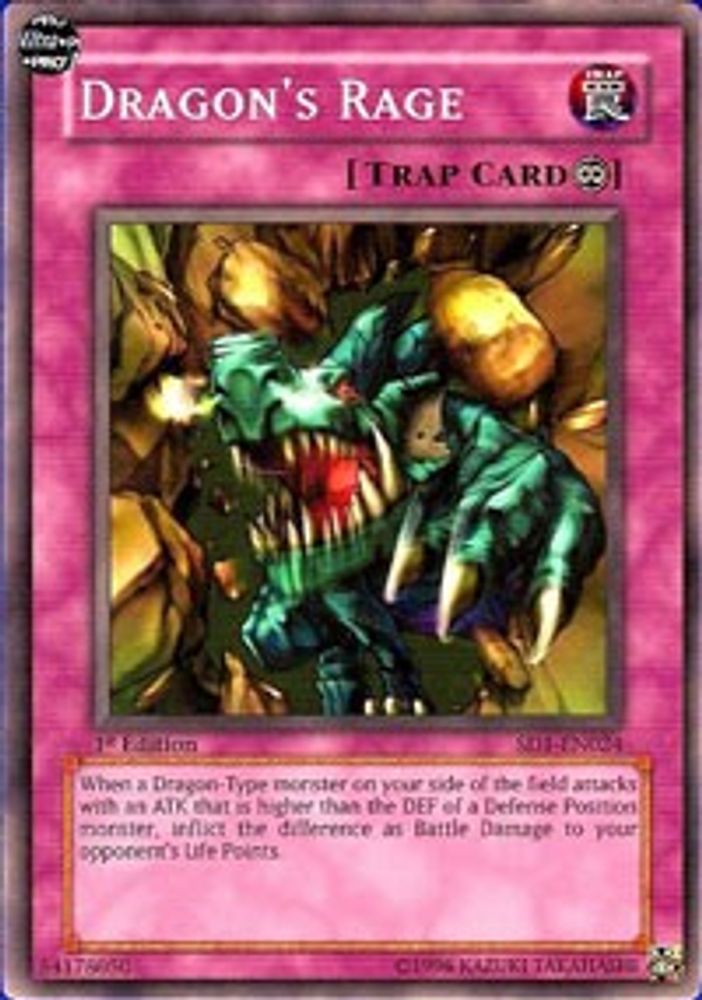 Dragon's Rage (SD1-EN024) - Common