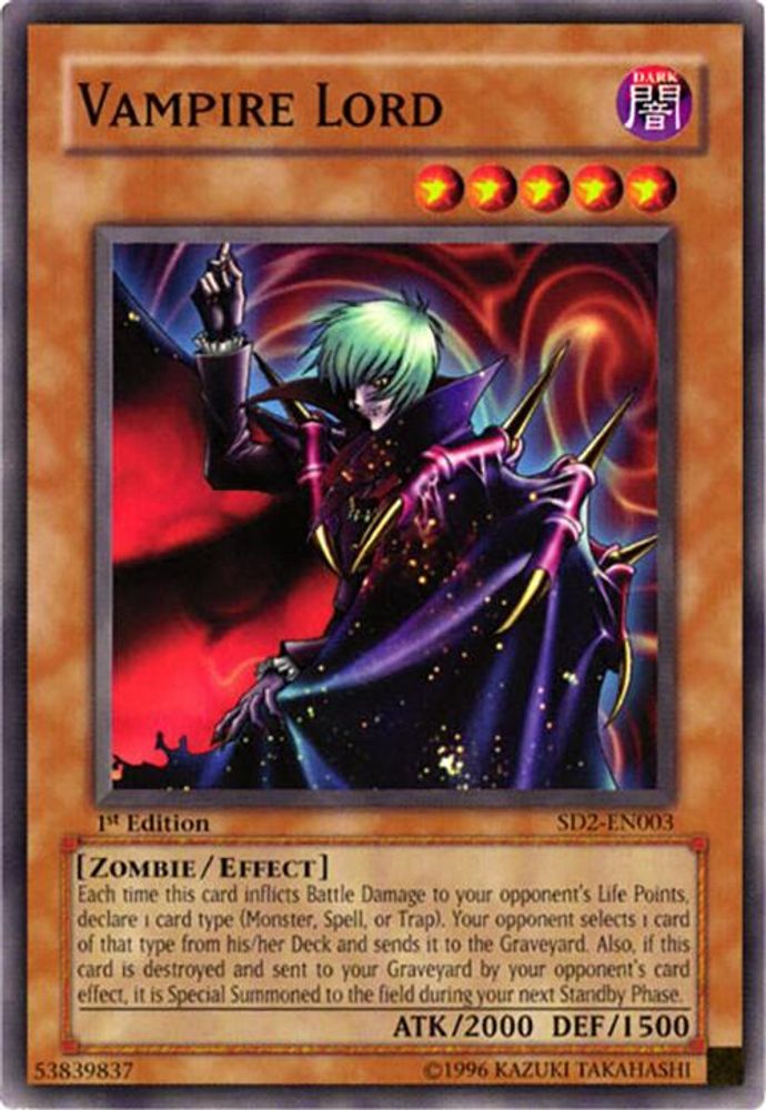 Seigneur vampire [SD2-EN003] Commun 