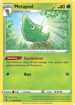 Metapod 002  - Uncommon